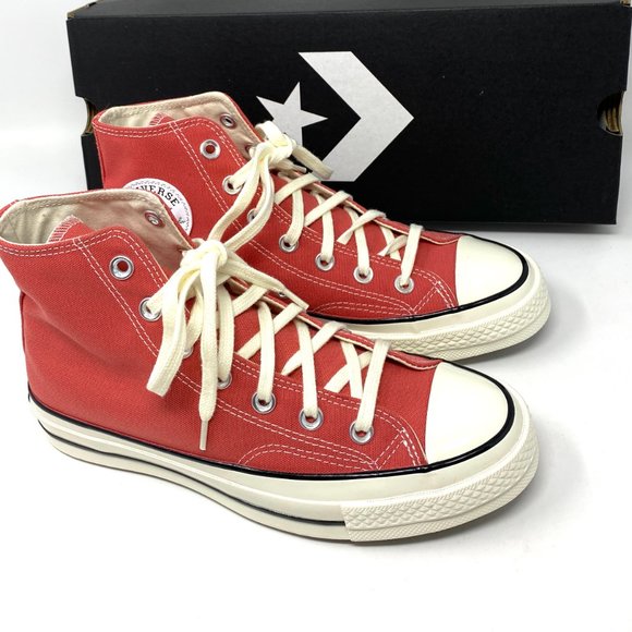 🎄SALE🎄 CONVERSE Iconic Cushion Women's Sneakers CHUK 70 Hi Top Terracotta Pink - Picture 6 of 10